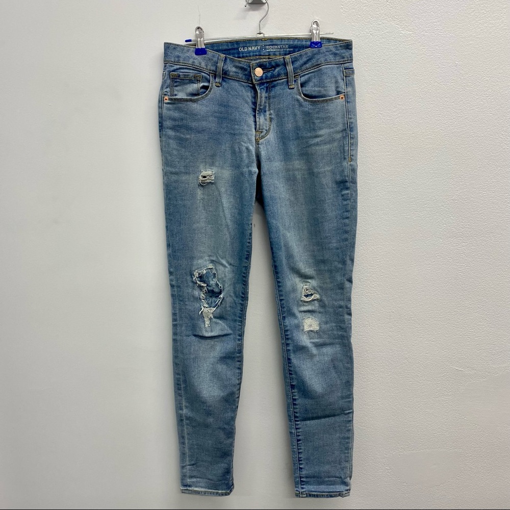 OLD NAVY MID-RISE ROCKSTAR JEANS